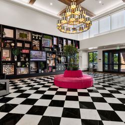 Hotel Káterina - The lobby at the Hotel Katerina in Chico, California.