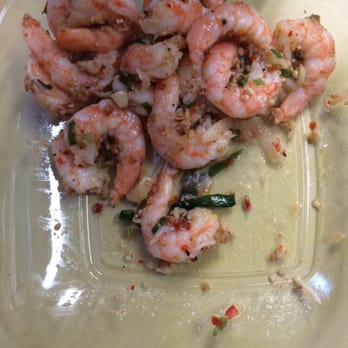 Costco - Garlic Poke Shrimp ! With chili pepper flakes. Smallest is 1/2 pound so go hungry - Wholesale Stores Near Me - Honolulu, Hawaii Costco - Garlic Poke Shrimp ! With chili pepper flakes. Smallest is 1/2 pound so go hungry - Wholesale Stores Near Me - Honolulu, Hawaii