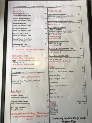 Menu photo 7 On The Way Cafe Rye, NY Menu photo 7 On The Way Cafe Rye, NY