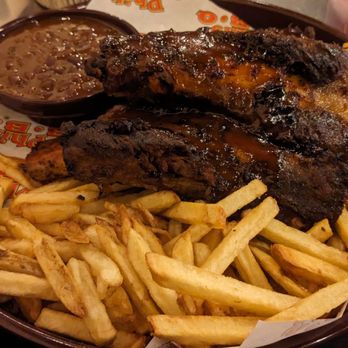 Phil's BBQ - Beef Rib Dinner with fries and beans - Barbeque Near Me - San Diego, California