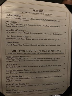 Menu photo 2 Chef’s Table San Antonio, TX