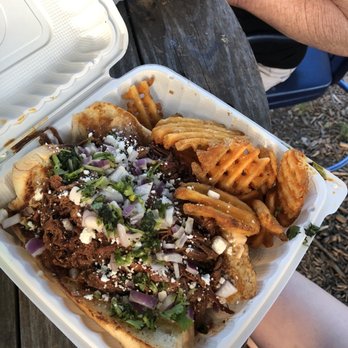 After The Fire - a meal in a styrofoam container - Food Trucks Near Me