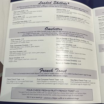 The Blue Skillet - Menu - Breakfast & Brunch Near Me - Las Vegas, Nevada The Blue Skillet - Menu - Breakfast & Brunch Near Me - Las Vegas, Nevada
