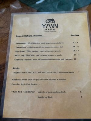 Menu photo 5 Yaw Farm Coffee Roaster Las Vegas, NV Menu photo 5 Yaw Farm Coffee Roaster Las Vegas, NV