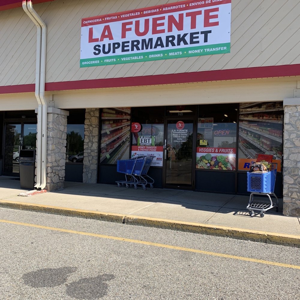 La Fuente Supermarket - The entrance - Grocery Near Me - Indianapolis, Indiana