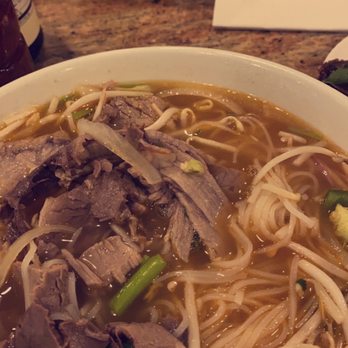 Tan Dinh - Pho with brisket & Korean short ribs with pressed vermicelli in the back! - Vietnamese Near Me - Gretna, Louisiana