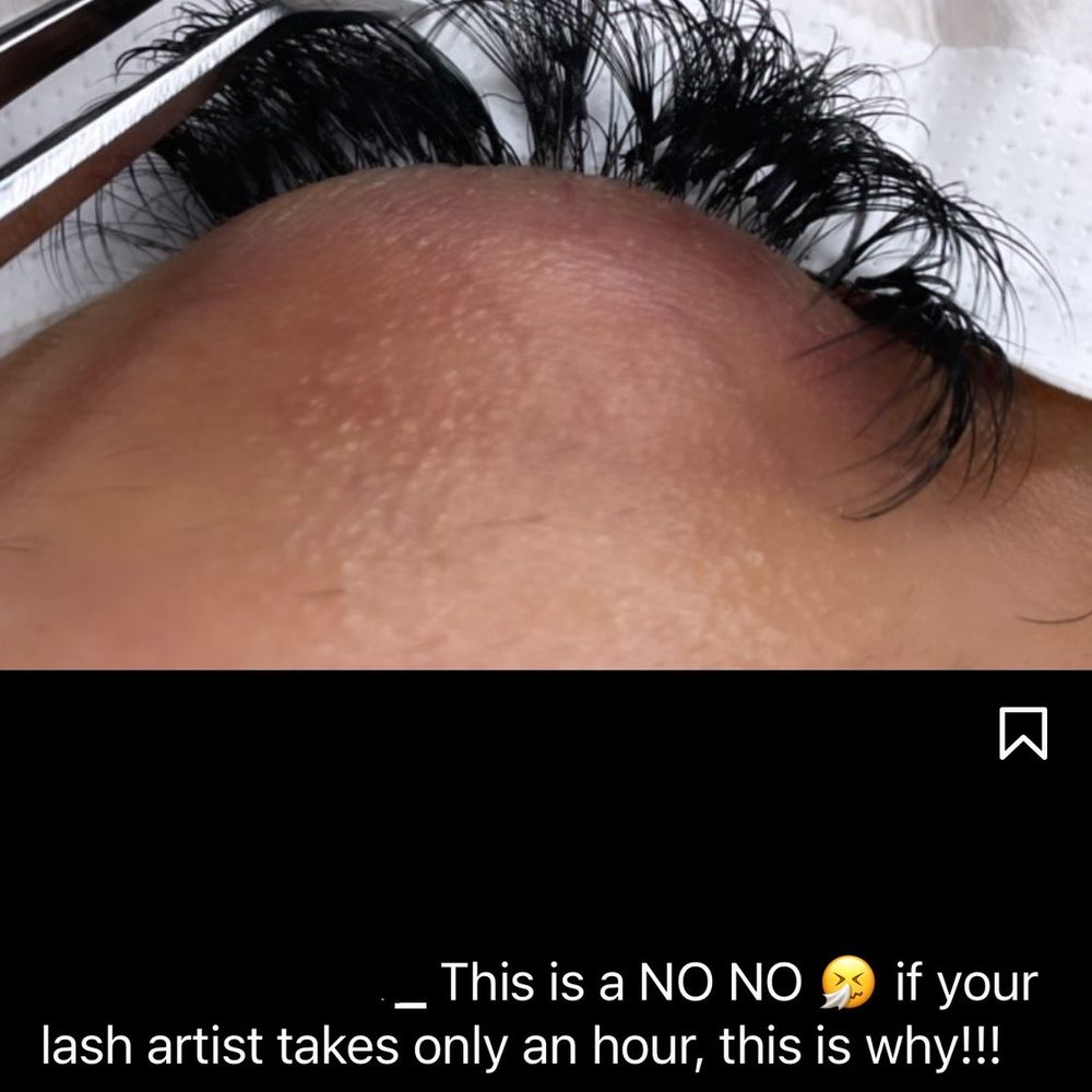 Be_lashed - This is the type of work you get here. Avoid at all costs - Eyelash Service Near Me Be_lashed - This is the type of work you get here. Avoid at all costs - Eyelash Service Near Me