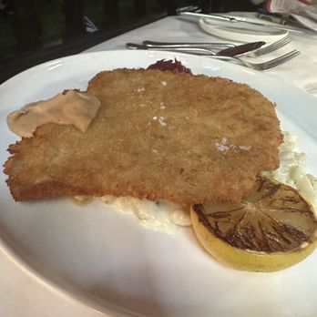 Woods Restaurant - Pork schnitzel - New American Near Me - Mackinac Island, Michigan Woods Restaurant - Pork schnitzel - New American Near Me - Mackinac Island, Michigan