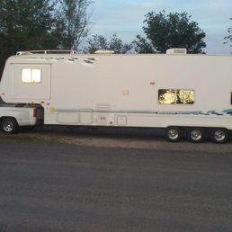 The 40 ft fifth wheel we bought.