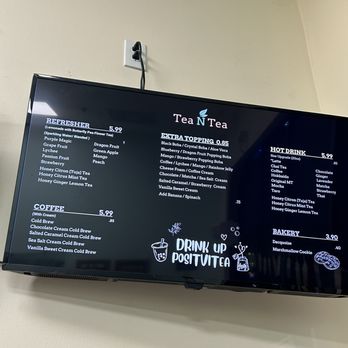 Tea N Tea - Drink menu as of May 2025 - Bubble Tea Near Me - Palm Desert, California Tea N Tea - Drink menu as of May 2025 - Bubble Tea Near Me - Palm Desert, California