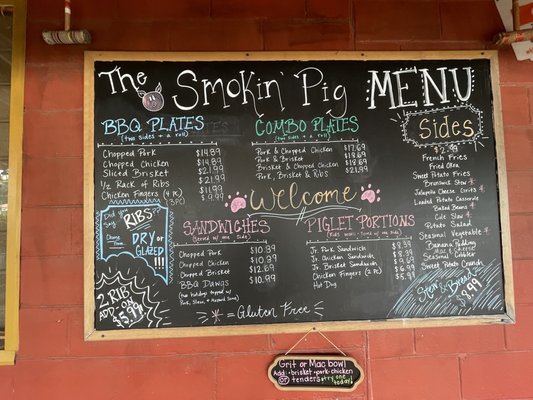 Menu photo 2 The Smokin Pig Anderson, SC