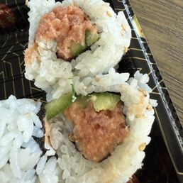 Spicy Tuna roll here is yum!