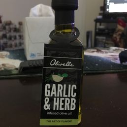 Garlic and herb infused olive oil