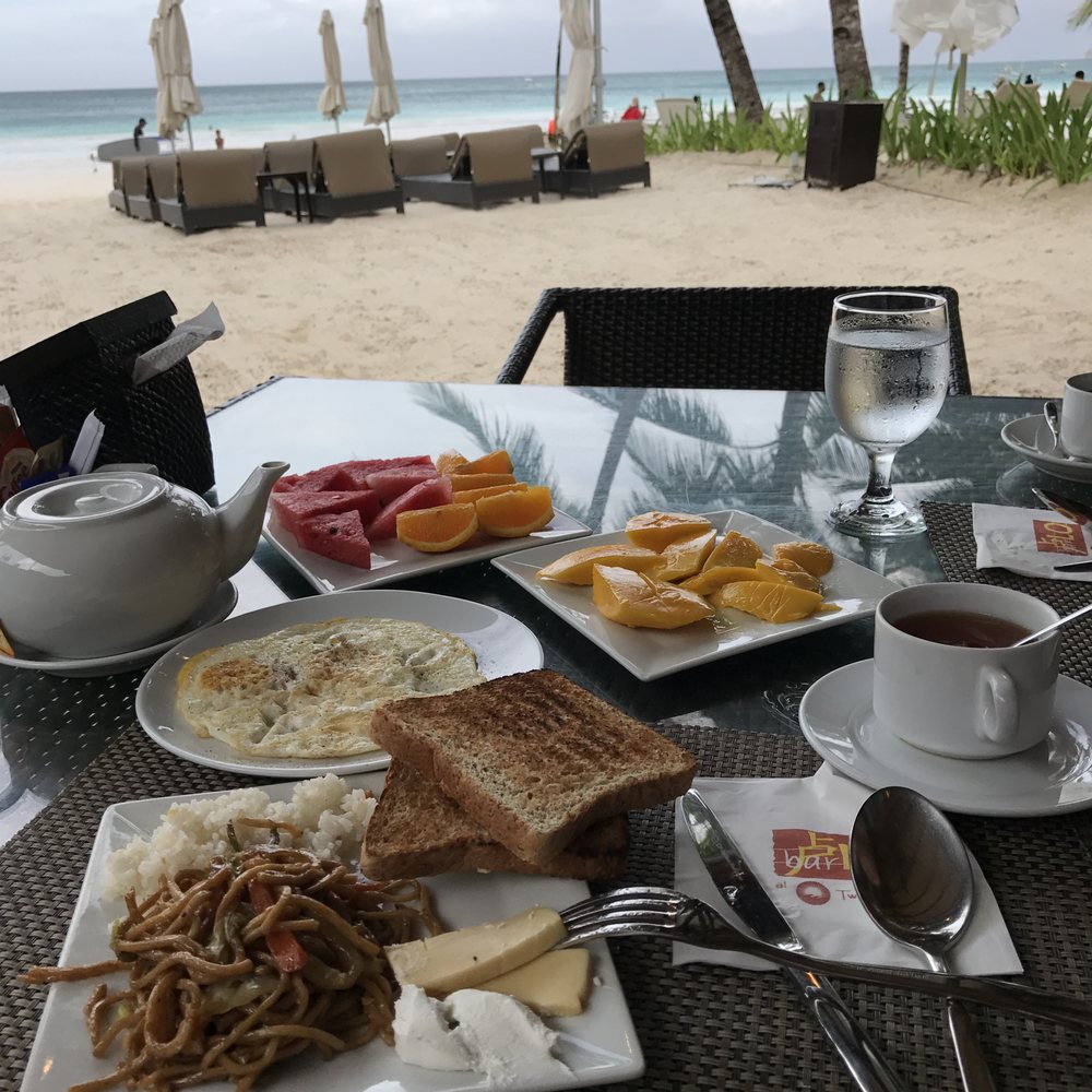 Two Seasons Resorts - Buffet style breakfast with mangoes, pineapples and watermelons (get up early around 7am) - Hotels Near Me - Malay, AKL