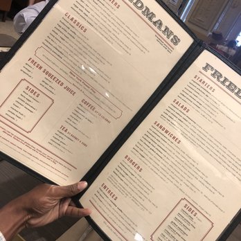 Friedman's - The menu - Breakfast & Brunch Near Me - New York, New York Friedman's - The menu - Breakfast & Brunch Near Me - New York, New York
