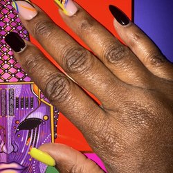 Art Nails - Full set African  abstract