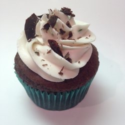 Boutique Bakes 805 - Very minty vegan chocolate mint cupcake