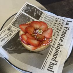 Tarte aux framboises (Strawberry tarte)