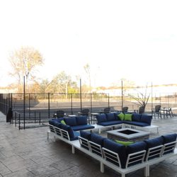 Quad City Tennis Club - outdoor patio & courts