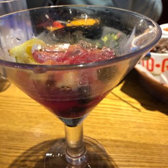 Chili's - a glass filled with fruit and ice - Tex-Mex Near Me - Laramie, Wyoming