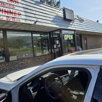 Garcia's Bistro - My pearl white Lexus parked right in front of the restaurant with the OPEN sign in the background. - Diners Near Me - Salem, Virginia Garcia's Bistro - My pearl white Lexus parked right in front of the restaurant with the OPEN sign in the background. - Diners Near Me - Salem, Virginia