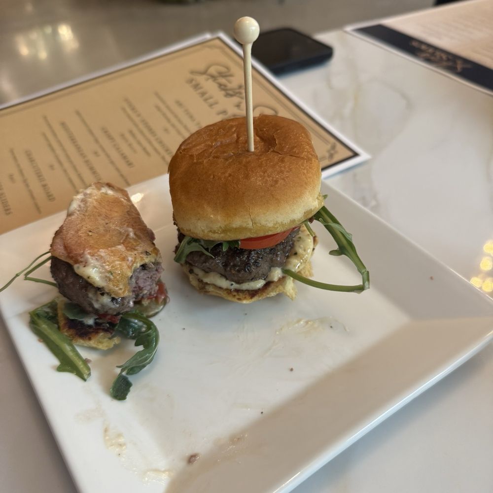 Sticks N Stones - Waygu Sliders (cooked to medium) - Cocktail Bars Near Me - Hoover, Alabama Sticks N Stones - Waygu Sliders (cooked to medium) - Cocktail Bars Near Me - Hoover, Alabama