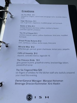 Menu photo 4 DISH Restaurant Lincoln, NE