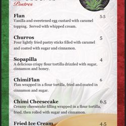 Agave bar & grill - Desserts