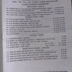 Menu 2023