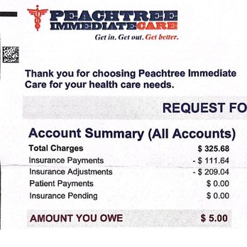 Peachtree Immediate Care - Brookhaven - COVID rapid test bill - Urgent Care Near Me - Brookhaven, Georgia Peachtree Immediate Care - Brookhaven - COVID rapid test bill - Urgent Care Near Me - Brookhaven, Georgia
