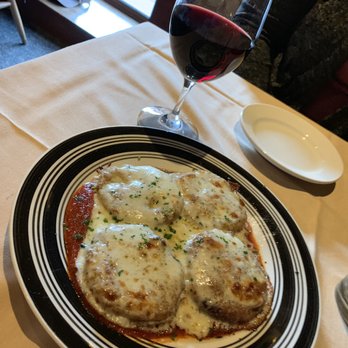 Fried Green Tomatoes - Fried green tomatoes  I've never had tomatoes prepared this way & they were delicious!  Cheese lovers heaven& the sauce is delicious! - Steakhouses Near Me - Galena, Illinois