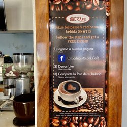 La Bodeguita del Café - Facebook promo sign