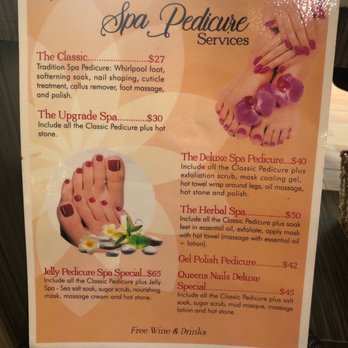 Queen's Nails & Spa - Pedicure menu - Nail Salons Near Me - Kissimmee, Florida Queen's Nails & Spa - Pedicure menu - Nail Salons Near Me - Kissimmee, Florida