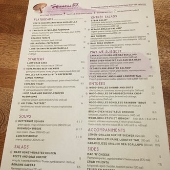 Seasons 52 - Menu - Seafood Near Me - Birmingham, Alabama Seasons 52 - Menu - Seafood Near Me - Birmingham, Alabama