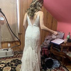 Sewing Cinderella - Her mock-up of my unique bustle - I'm obsessed!
