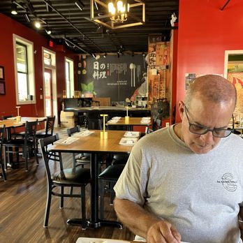 Koloa Thai Bistro - My hubby having a hard time choosing - Thai Near Me - Koloa, Hawaii