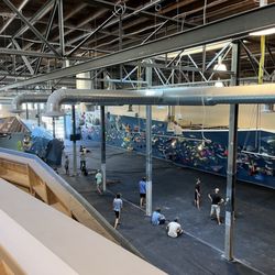 evo Salt Lake - Overlooking bouldering gym