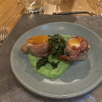 Snowbird Mountain Lodge - First Course of our 5 course wine dinner. - Southern Near Me - Robbinsville, North Carolina