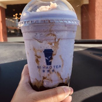 NI HAO TEA - Fresh taro smoothie with brown sugar boba - Coffee & Tea Near Me - Tucson, Arizona