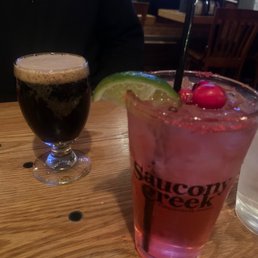 Stout and cranberry Marg Stout and cranberry Marg