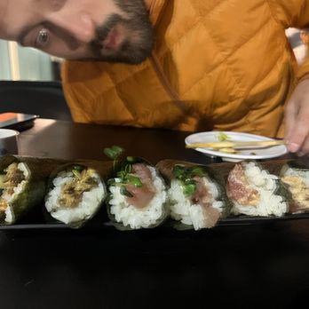 Kats Sushi - Hand rolls! We loved the Hawaiian Roll - Sushi Bars Near Me - Honolulu, Hawaii