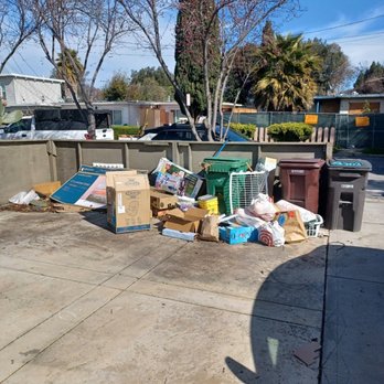 Jimenez Hauling - Accumulated trash from our house over the last couple of months. - Junk Removal & Hauling Near Me