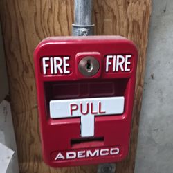 Fire Alarm Testing - Manual Pull Station we tested during an annual
