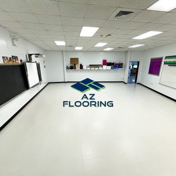 AZ Flooring - an empty classroom with white floors - Flooring Near Me AZ Flooring - an empty classroom with white floors - Flooring Near Me
