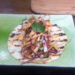 Great chicken soft tacos