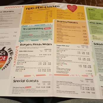 Nando's - Menu - Fast Food Near Me - London, XGL Nando's - Menu - Fast Food Near Me - London, XGL