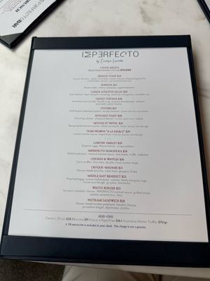 Menu photo 1 Imperfecto Washington, DC, DC