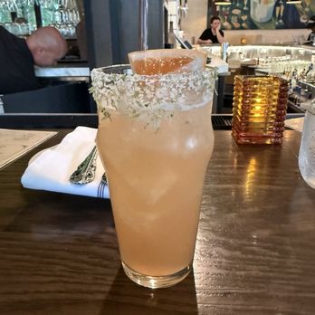 The Pearl - Can't remember the name of this cocktail but it was tasty and the presentation...well you see it! - Seafood Near Me - Tampa, Florida