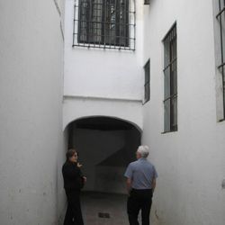 Jardines de Murillo - Con mis padres en el Barrio de Santa Cruz (Sevilla).