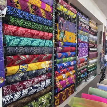 Fabrics For Less - Selection of Hawaiian prints. - Fabric Stores Near Me - Portland, Oregon
